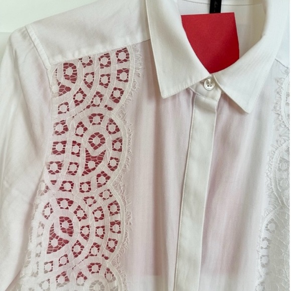 BCBG Maxazria | Lace detail blouse - Picture 3 of 5